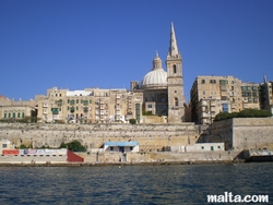 Valletta sea front