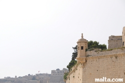 Watchtower of the Fort St Angelo in Vittoriosa Birgu