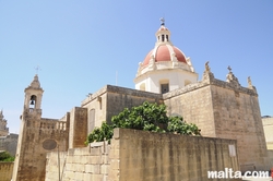 Side of the Nativity of Our Lady's chapel in Birkirkara