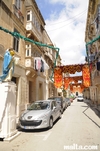Fest decoration in the floriana's streets
