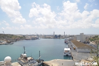 The Marsa Harbour from Floriana
