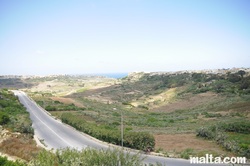 Path leading to Nadur countryside in Gozo