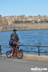 Biking on the bay