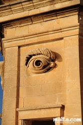 The eye of the Gardjola in Senglea The eye of the Gardjola in Senglea