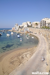 Promenade by the St paul's Harbour