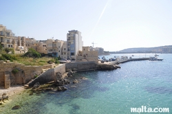 Small beach and St paul's harbour