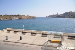 View of Manoel Island and Valletta from Ta'xbiex