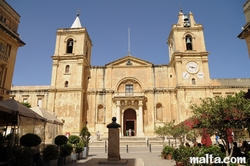 The St john's Co-Cathedrale in Valletta