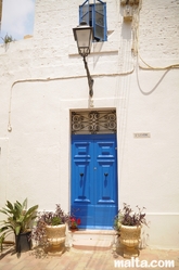 Nice maltese house door in Zurrieq