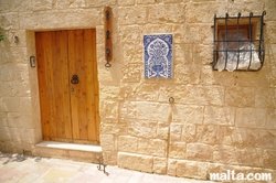 Traditional house door in Zurrieq