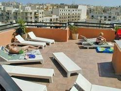 relax inn bugibba rooftop deck