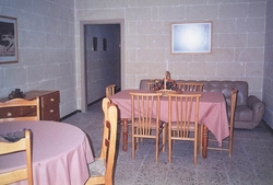 Dining area of  Santa Martha Hostel Gozo