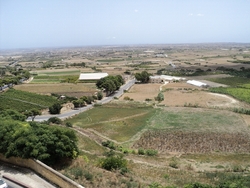 Countryside view from the Point de Vue guesthouse