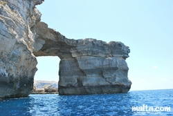 The Azur Window from the sea