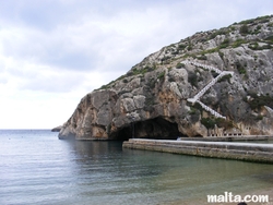 xlendi beach and seawall xlendi beach and seawall