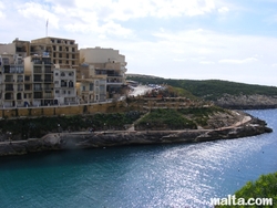 Xlendi road and sea