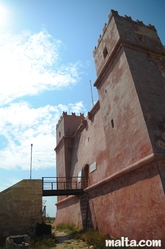 Front of the Santa Agatha Red Tower