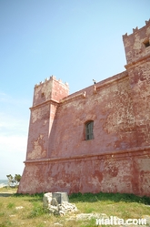 Side of the Santa Agatha Red Tower
