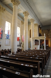 nave and isle of St Paul Anglican Church Valletta nave and isle of St Paul Anglican Church Valletta