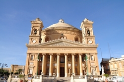 The front of the Mosta Dome