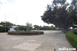 The Agotti Botanical garden's plazza in floriana The Agotti Botanical garden's plazza in floriana