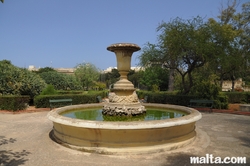 The Main Fountain of the Argotti Botanical park in Floriana The Main Fountain of the Argotti Botanical park in Floriana