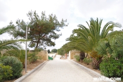 promenade  in hastings garden valletta