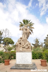 Monument in the Howard Gardens In Rabat