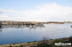 View on Manoel Island Port and Sliema