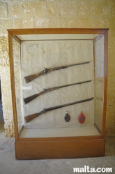 rifles at folklore museum victoria Gozo