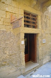 Entrance to the natural  natural history victoria gozo