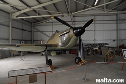 Fighter in the Malta Aviation Museum Fighter in the Malta Aviation Museum