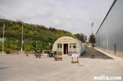 Snack in the Malta Aviation Museum