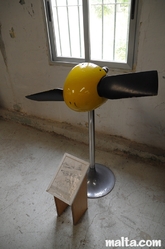 Very Small plane helix in the Malta Aviation Museum Very Small plane helix in the Malta Aviation Museum