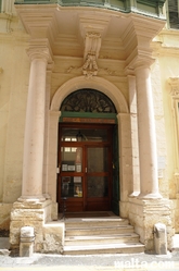 entrance to the fine arts museum