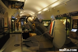 plane main hall  war museum valletta