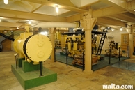 Anadrian Hall and motor in the Maritime Museum in Victoriosa