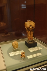 female statuettes at the National Museum of Archaeology