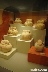 sitting fat ladies at the National Museum of Archaeology