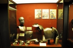 pieces of armours at the palace armoury in valletta