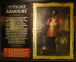 the palace armoury entrance sign