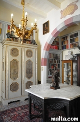 Archives Room of the De Piro Family in the Casa Rocca Piccola in valletta