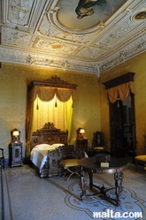 bedroom in Palazzo Parisio