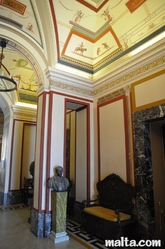 corner in Palazzo Parisio