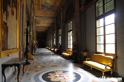 corridor with armours in in the Grandmaster Palace in Valletta