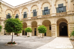 inner courtyard of the Grandmaster Palace in Valletta inner courtyard of the Grandmaster Palace in Valletta