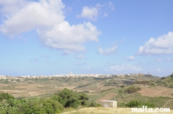 view from Ggantija Temple Xaghra Gozo view from Ggantija Temple Xaghra Gozo