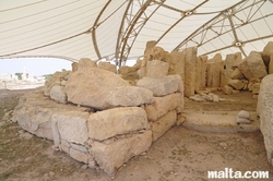 Entrance to the Hagar Qim Temples Entrance to the Hagar Qim Temples