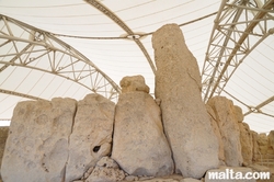 Extern wall of the Hagar Qim Temples Extern wall of the Hagar Qim Temples