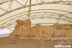 Side wall of the Hagar Qim Temples